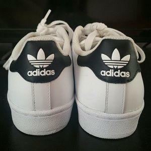 Adidas Superstar Black/White - Kids 5